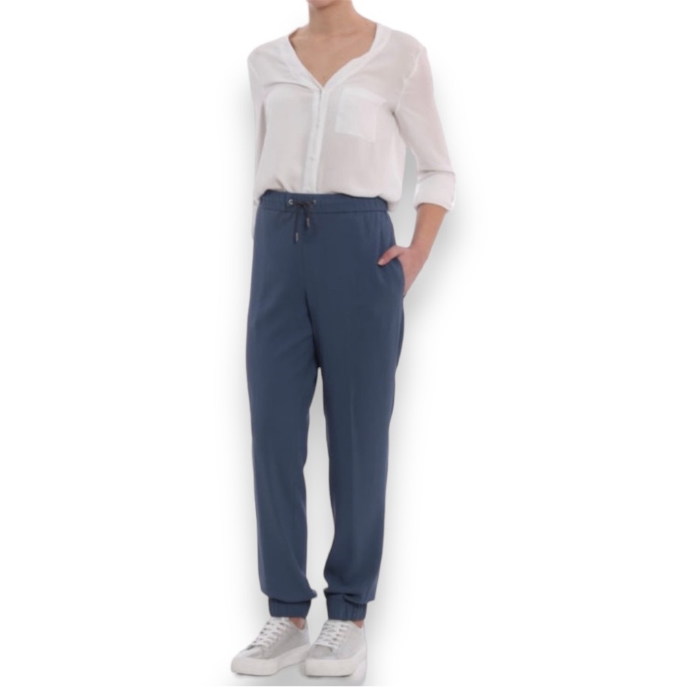 NEW Cable & Gauge Blue Waffle Knit Joggers Women’s Plus Size 2X OR 3X